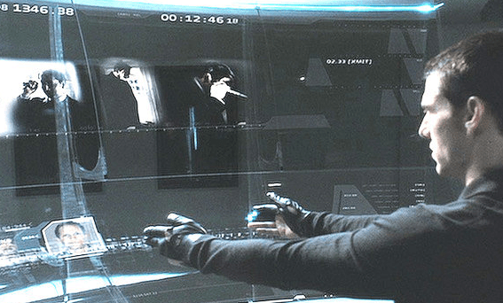 Interfaz de Minority Report