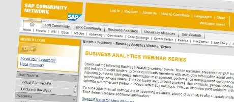 SAP Webinars